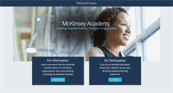 Desktop Screenshot of mckinseyacademy.com