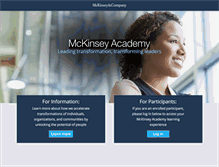 Tablet Screenshot of mckinseyacademy.com